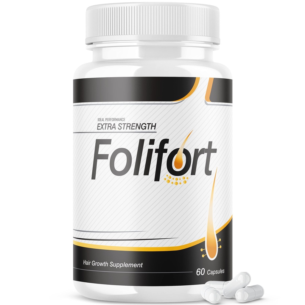 PERFORMANCE IDEAL Folifort Pilules de croissance des cheveux Felfort Vitamines extra-fort Examens Complément (60 capsules)