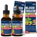Pertes de circulation sanguine, supplément d'oxyde nitrique pour le débit sanguin, la pression et la santé cardiaque W/Horse Châtaigne extrait liquide. Castaño de Indias y Diosmina para la Circulacion y Varices. 4 oz