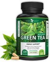 Potent Garden Green Tea Extract mit EGCG Natural Energy, Mental Focus, Immununterstützung, Antioxidans und gesunde Herzformel, Non-GMO 120 Green Tea Extract Kapseln