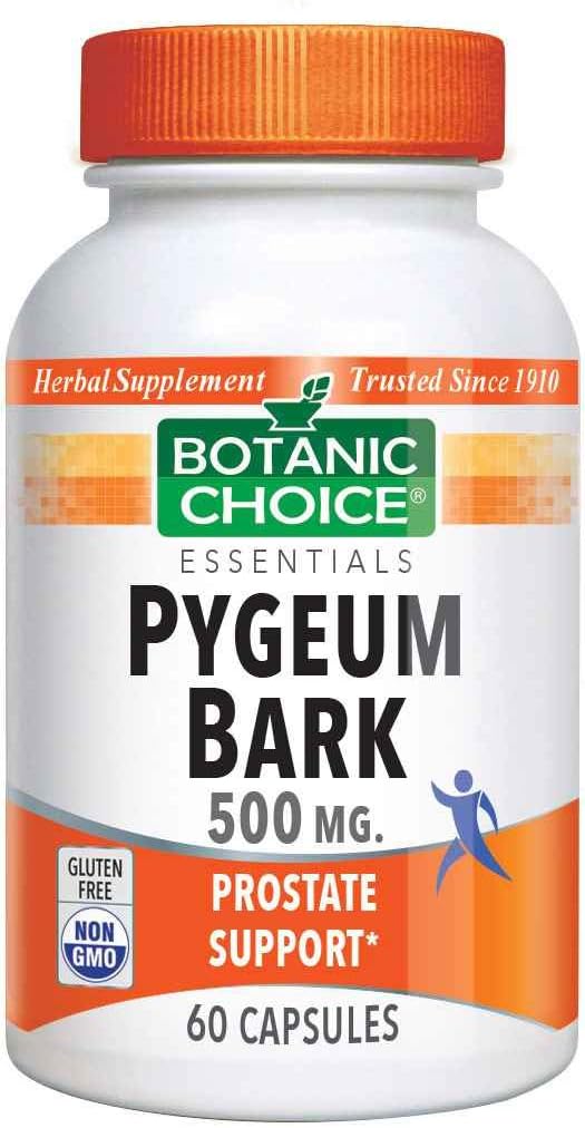 Botanische Wahl Pygeum Bark 500 mg, 60 Kapseln
