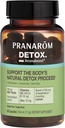 Pranarom - Aromaboost Detox Kräuterergänzung - Eliminiert Toxine und Drains Der Körper - Milchdistel und Zink - Vitamine D3 und E - Zitronenätherisches Öl - 60 Zähler