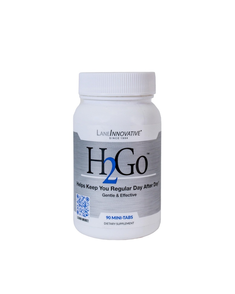 Lane Labs - H2Go, hilft, die Annahme und Unregelmäßigkeit, Sanfte und effektive, natürliche Mineralergänzung, unterstützt Colon und Verdauungsgesundheit, keine künstliche Irritation (90 Mini-Tabs)