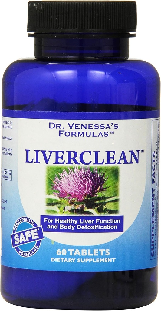 Dr. Venessa's Formeln Liver Clean Tablets, 60 Zähler