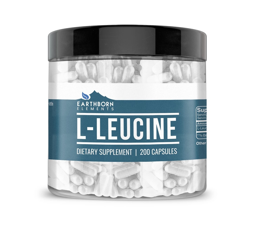 Erdnüsse L-Leucine 200 Kapseln, rein &amp; unverdünnt, keine Zusatzstoffe