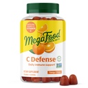 MegaFood C Defense Daily Immun Support Supplement - Kaubare Vitamin C Gummis, Tangy Citrus Flavor, Made with Real Food Like Orange & Cranberry, Vegan, Gluten-Free - 70 Gummy Vitamins, 35 Servierungen