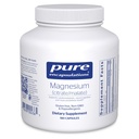 Encapsulations pures Magnésium (Citrate/Malate) - Supplément de magnésium pour soutenir l'utilisation nutritive, l'énergie, les os et la santé cardiaque* - avec Citrate de magnésium et Malate - 180 capsules