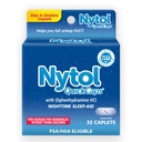 Nytol Quick Caps Nighttime Sleep Aid mit Diphenhydramine HCI, Easy-to-Swallow Caplets schnell einschlafen, 32 Count