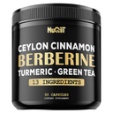Berberine Supplement. Hinzugefügt Kurkuma, Grüner Tee &amp; Mehr - Unterstützung Herz Gesundheit, Körpermanagement & Immunsystem - 90 Kapseln für 3 Monate Versorgung