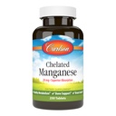 Carlson - Manganèse chélaté, 20 mg - Absorption supérieure, métabolisme sain, soutien des os et santé du cerveau, 250 comprimés