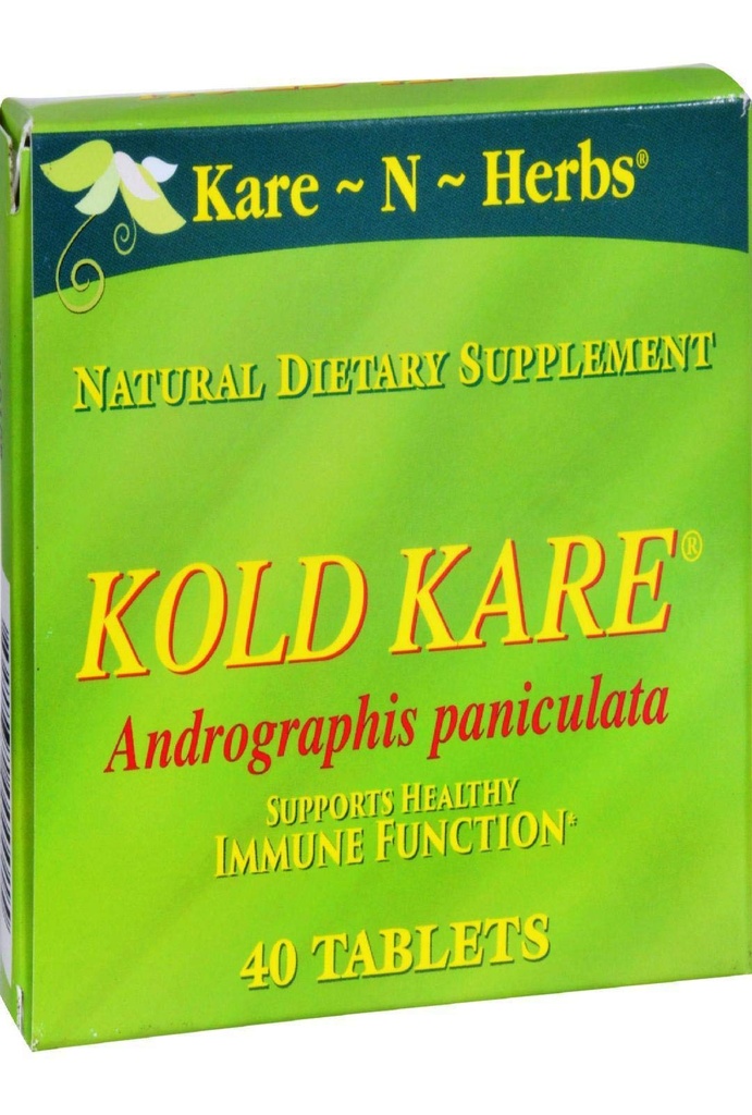 Kold Kare Daily Immune Health Function, 40 comtes Efficace contre le rhume, le sinus, les symptômes d'allergie.