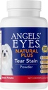 Angels’ Eyes Natural Plus Tear Stain Supplement Sweet Potato Pulver für Hunde, Verhindern Sie gefleckte Pelz, Eyebright, Olive Leaf, Marshmallow Root, No Wheat or Corn, Limited Ingredients, Vegetarisch, 75g