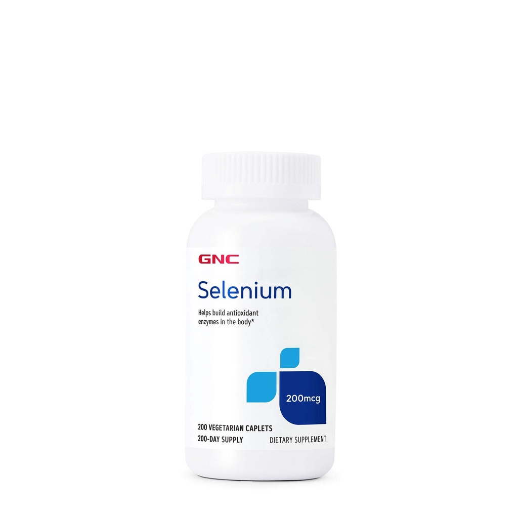 GNC Sélénium 200mcg. Minéraux essentiels, 200 comprimés