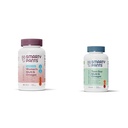 SmartyPants Women's Multivitamin Gummies, Sugar Free: Biotin, Methylfolate, Omega 3 (ALA), Vitamin D & Teen Guy Multivitamin Gummies: Omega 3 Fish Oil (EPA/DHA), Vitamin D3, C, Vitamin B12, B6