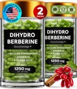 Dihydroberine Supplement - Dehydro Berberine Organic -Super Berberine Supplement mit Ceylon Cinnamon & R Alpha Lipoic Acid & Apigenin - Hydroberberine 240 caps (2 Packs)