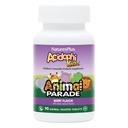 NaturesPlus Animal Parade AcidophiKidz, Berry Flavor - 90 Chewable, Animal-Shaped Tablets - Pack of 2 - mit Probiotics, FOS & Grape Seed - 180 Gesamt Servietten