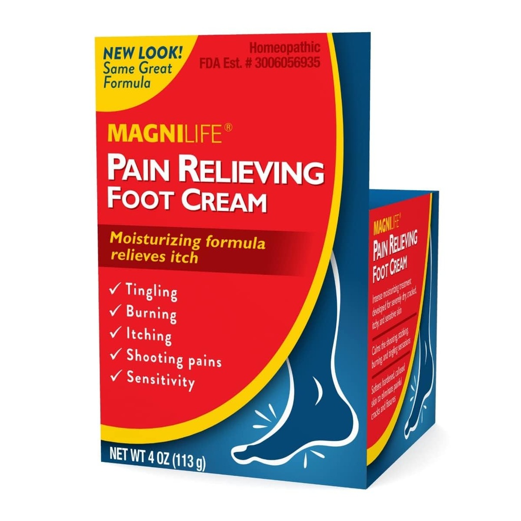Magni Life DB Pain Relieving Foot Cream, 4 Unze Jedes (2)