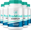 rize labs ProMind Complex Supplement, Organische Speicherunterstützung Formel zur Stärkung des Gehirns, verwendet, um Speicher zu erhöhen - Pack von 5(300 Kapseln)