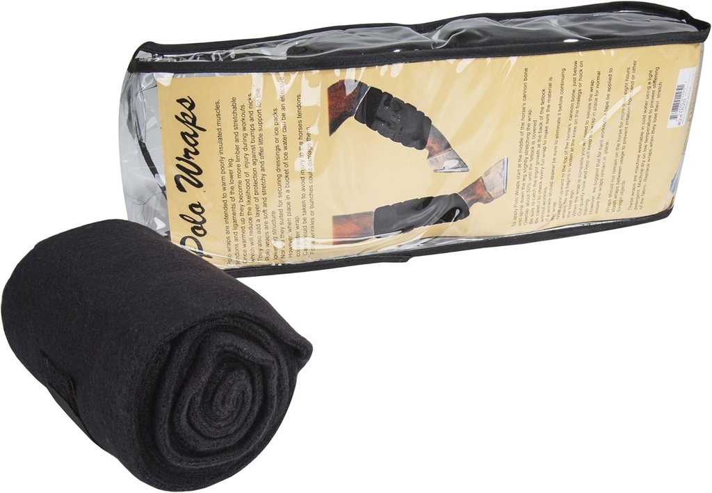 Intrepid International Polo Wraps für Pferde Set von 4 Baumwollbandage Wrap, Pferde Leg Wraps, Vet Wrap für Pferde, Pferdegröße, Übung Training Bandage