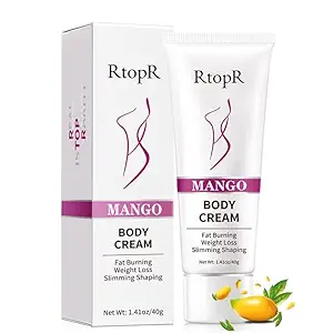Barrier Mango Anti Cellulite Weight Loss Slimming Cream Stomach Fat Burner Natürliche Zutaten Beine, Arme, Oberschenkel und Taille Fett, Anti Cellulite, Quick Slimming Frauen [Packof 2] 40 Gm