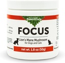 Animal Essentials Focus Lions Mane Mushroom Supplement für Hunde & Katzen - unterstützt Gehirngesundheit, Kognitive Funktion, Gesunde Immunantwort, Pilz-Pulver-Extrakt - 1.8 Oz (Pack von 1)