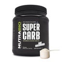 NutraBio Super Carb, Poudre d'hydrate de carbone avec Dextrine à grappes et électrolytes, Poudre de supplément de glucides avancé pour le carburant d'entraînement, la performance et la récupération musculaire, Dextrine cyclique, Non aromatisé, 30 Sv