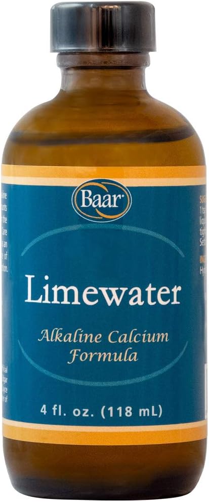 Eau de chaux de Baar, formule de calcium alcalin, concentré, 4 oz