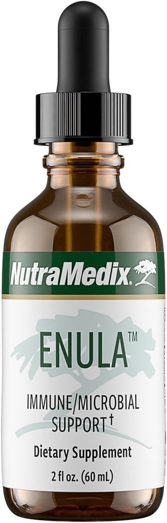NutraMedix Enula Flüssigkeitstropfen für Antioxidans & Immununterstützung - Elecampane Root & Jalap Root Extract zur Förderung der gesunden Immunabwehr - Bioverfügbare Kräuterergänzung (2oz / 60ml)