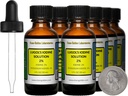 Lugol's Iodine / 2% Lösung / 8 Oz in Acht Bernsteinglasflaschen/Kostenlose Tropfen