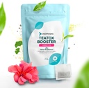 VoomVaya TeaTox Booster Senna Tea - 14-tägiger Detox Tee für Bloating Relief, Detox Cleanse, Mood Boost - Hibiscus Flavor