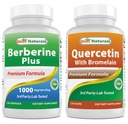 Best Naturals Berberine Plus 1000mg & Quercetin mit Bromelain