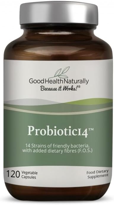 Probiotics 14 - Verdauungsergänzung, Gut Cleanse | 120 Kapseln - Gute Gesundheit Natürlich