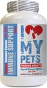 I LOVE MY PETS LLC Immune Dog Treats - PET Immune Support - Hunde und Katzen - Booster - Gesunde - Milchdistel für Hunde - 60 Bäume (1 Flasche)