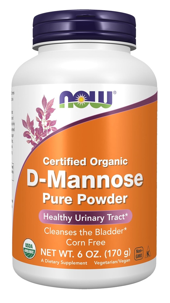 Jetzt Lebensmittel D-Mannose Pulver, 6 Unzen (Pack von 2)