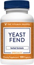 La Vitamine Shoppe La levure, formule à base de plantes pour les femmes, contient de l'acide caprylique, du lactobacillus et des herbes (100 capsules)
