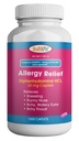 HEALTH LFE Allergy Relief, Medizin Diphenhydramine HCl Caplets, 25 mg | Kinder und Erwachsene | Relieves Sneezing, Runny Nose, Hay Fever Symptoms, Itchy Eyes and Throat (Large,1000 Count)