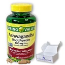 Ashwagandha- 500mg Wurzelpulver, 60 Kapseln (Pack von 1)