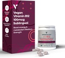 Vegan Vitamin B12 Sublingual Supplement — für Metabolismus und Energie, Vitamine und Nahrungsergänzungsmittel — (60 Tabletten)