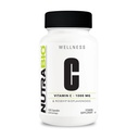 NutraBio Vitamin C mit Rose HIPS - Unterstützt gesunde Knochen, Zähne und Zahnfleisch, Immunfunktion - Keine Füllstoffe oder Hilfsstoffe - (120 Kapseln, 1000 mg Vitamin C pro Kapsel)