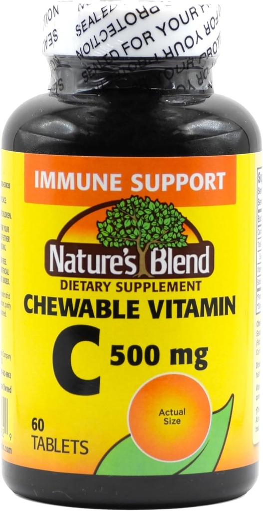 Kaubares Vitamin C. Große Verkostung niedrigen Zucker essentielle Vitamin, fördert nicht Zahnverfall. 500mg, 60 Tabletten.