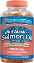 Pure Alaska Omega-3 Wild Alaska Lachsöl 1000mg 210 ct