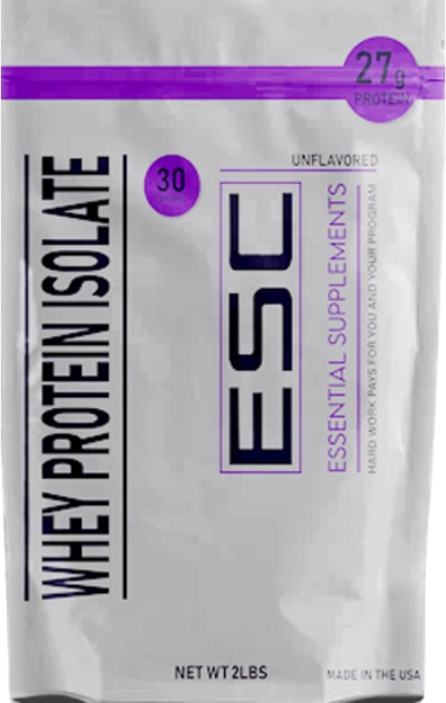 Pure Unflavored Whey Protein Isolate - 27g Protein per Serving - Vielseitiges All-Purpose Protein Supplement