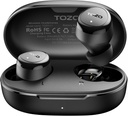 TOZO Wireless Earbuds Build in Mic Clear Calls Ergonomic Light Weight Bluetooth 5.3 in Ohr Kopfhörer wasserdicht Premium Stereo Sound Ear Buds 30H Playtime mit 32 EQs via APP