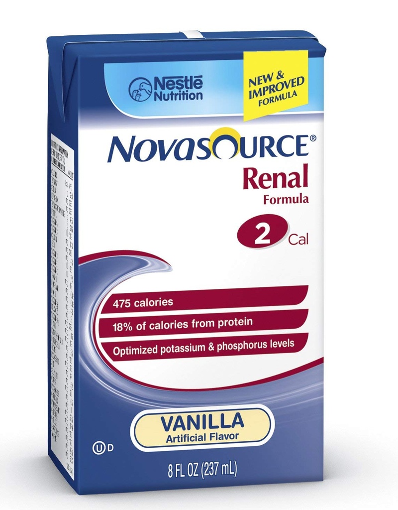 Supplément nutritionnel rénal Novasource ( NOVASOURCE RENAL, 8OZ BRIKS ) 27 Chaque cas