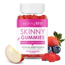 SkinnyFit Skinny Gummies Apfel Apfel Apfelessig Gummie w/ Die Mutter, Gesundes Gewicht, Immununterstützung, Vitamin B9, B12, Beetroot, Granatapfel, Vegan-Friendly, 60 Count