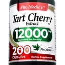 FITO MEDIC's Lab | Tart Cherry Capsules |200 Kapseln |12000 mg | Tart Cherry Extract | Cherry Extract | Konzentratextrakt |Ultra hohe Absorption.
