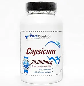 Capsicum 25.000mcg // 200 Kapseln // Pure // von PureControl Supplements