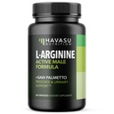 L-Arginin 500mg und Saw Palmetto 500mg - Nitric Oxide und Prostata-Gesundheitsergänzungsmittel für Männer - 60 Count - Endurance und urinary Tract Function Support - 1 Monat Versorgung - Vegan, Non-GMO Kapseln