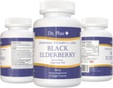 Liposomal Immune Boost Black Elderberry - Vitamin C - Zinc Gluten Free Vegetarian Safe Dietary Supplement 60 Veggie Capsules