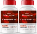 Glyco Vantage Capsules - Premium GlycoVantage Offizielle Formel Glyco Optimizer, Unterstützt gesunden Lebensstil - Maximale Stärke Alle natürlichen Pillen für stabile Levels, Glyco Vantage Reviews (2 Pack)