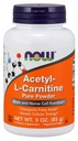 MAINTENANT Compléments alimentaires, ALC (acétyl-L-Carnitine) Poudre, cerveau et fonction cellulaire nerveuse*, 3-Ounce